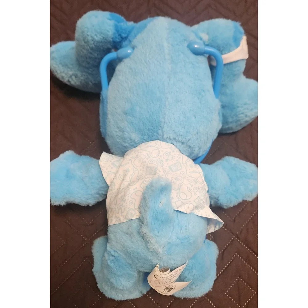 Blues Clues Tv Check-Up Talking Dog Sounds‎ Lights Interactive Plush Doctor Toy